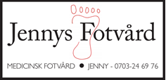 Logga Jennys Fotvård